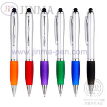 The Promotion Gifts Plastic Ball Pen Jm-6001c with One Stylus Touch